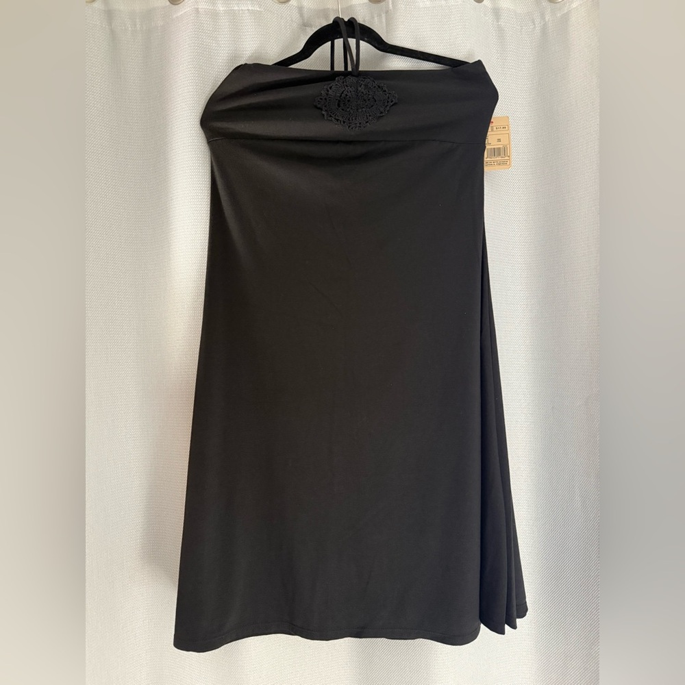 Mossimo Supply Co. Black A-Line Strapless Dress